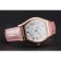 Cartier Tortue Perpetual Calendar White Dial Gold Case Pink Leather Strap