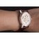 Vacheron Constantin White Skeleton  Watch with Rose Gold Bezel and Brown Leather Strap  621539