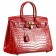Hermes Birkin 35 Crocodile Red 608063