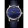Patek Philippe Calatrava Date Blue Dial Stainless Steel Case Blue Leather Strap