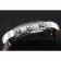 Patek Philippe Chronograph White Dial Blue Markings Stainless Steel Case Black Leather Strap