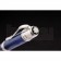 MontBlanc Silver Tip And Rim Blue Ballpoint Pen With MB Engraving