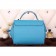 Hermes Stirrup Shoulder Bag Blue 608090