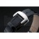 Omega Ladymatic Black Dial Black Leather Bracelet  622458