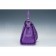 Fendi Peekaboo Whipstitch Purple Leather Bag  18927314