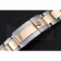 Rolex Plated Yellow Gold and Stainless Steel Link Bracelet  622485