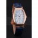 Omega Sochi Petrograd White Dial Gold Case Blue Leather Strap  622820