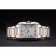 Cartier Tank Anglaise 36mm White Dial Stainless Steel Case Two Tone Bracelet