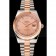 Swiss Rolex Datejust Rose Gold Dial And Bezel Stainless Steel Case Two Tone Bracelet