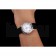 Omega De Ville Prestige Small Seconds White Dial Blue Numerals Stainless Steel Case Black Leather Strap