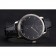 Patek Philippe Calatrava Black Dial Stainless Steel Case Black Leather Strap