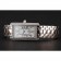 Cartier Tank Americaine White Dial Diamond Bezel Stainless Steel Case Two Tone Bracelet 1453778