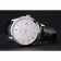 Swiss Patek Philippe Calatrava Silver Dial Stainless Steel Case Black Leather Strap