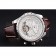 Breitling Bentley Mulliner Tourbillon White Dial Stainless Steel Case Brown Leather Strap  622729