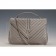 Saint Laurent College Matelasse Large Bag Grey