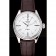 Rolex Cellini White Dial Stainless Steel Case Brown Leather Strap  622839