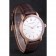 Patek Philipe Calatrava Roze Gold Polished Bezel Brown Leather Bracelet 801430