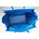 Celine Mini Luggage Blue Leather/Suede Leather