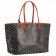 Goyard St Louis Tote Black And Tan Leather Trim