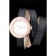 Hermes Classic MOP Dial Black Elongated Leather Strap