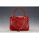 Chloe Marcie Satchel Crossbody Bag Dark Red