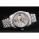 Rolex DateJust Stainless Steel Ribbed Bezel Flower Silver Dial 41983