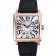 Franck Muller Master Square White Dial Gold Case Black Leather Band  622354