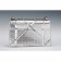 Dior Metallic Perforated Diorama Small Flap Bag Silver 18926717