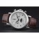 Patek Philippe Grand Complications White Dial Engraved Silver Case Brown Leather Bracelet 1454143