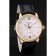 Patek Philippe Swiss Calatrava Ribbed Bezel White Dial Black Leather Strap 7642