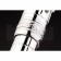 MontBlanc Silver Vertical Grooved Cutwork Slim Ballpoint Pen With MB Engraving