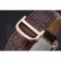 Cartier Tank MC Black Dial Gold Case Brown Leather Strap  622582