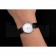 Patek Philippe Calatrava White Dial Roman Numerals Stainless Steel Case Black Leather Strap