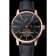 Vacheron Constantin Tourbillion Power Reserve Black Dial Gold Case Black Leather Bracelet  1454271