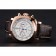 Swiss Panerai Radiomir 1940 Chronograph White Dial Rose Gold Case Brown Leather Strap