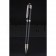 Bentley Silver Rimmed Black Ballpoint Pen  622791