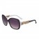 Cartier Wild Panthere Diamond Square White Sunglasses 307785