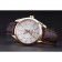 Omega Seamaster Planet Ocean GMT White Dial Gold Case Brown Leather Band  622399
