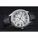 Cartier Drive De Cartier White Dial Silver Diamond Case Black Leather Bracelet 1454215