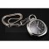 Swiss Panerai Luminor Pocket Watch Black Dial Stainless Steel Case And Chain 1453743