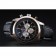 Breitling Transocean Black Dial Black Leather Strap Rose Gold Bezel 98203