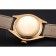 Rolex Cellini Black Dial Gold Case Black Leather Strap  622832