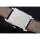 Piaget Emperador Limited Edition White Dial Engraved Silver Case Brown Leather Bracelet  1454138