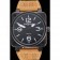 Bell and Ross BR 01-94 Black Dial Black Case Brown Leather Strap