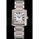 Swiss Cartier Tank Francaise Steel Case White Dial Roman Numerals Stainless Steel Bracelet  622649