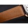 Cartier Calibre Tourbillon White Dial Gold Case Brown Leather Strap  622753