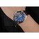 Omega Seamaster Aqua Terra Chrono GMT Black Dial Black Leather Bracelet  622535