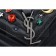 Saint Laurent College Monogram Matelasse Embellished Black Leather Bag 18927388