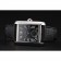 Swiss Cartier Tank MC Black Dial Stainless Steel Case Black Leather Strap