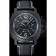 Panerai Luminor Black Ionized Stainless Steel Case Black Dial Black Leather Strap 98162